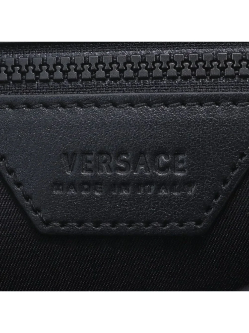 Versace Medusa Studs Leather Clutch Pouch Business